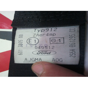 2S6AA61295EB PRETENSIONER LEFT FORD FIESTA,FUSION 2002 - 2005,5 th GENER. 2002 - 2005