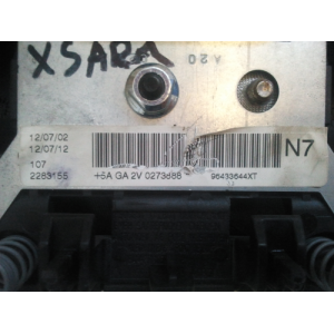 96433644XT AIRBAG STEERING WHEEL CITROEN XSARA (N) 1997 - 2006