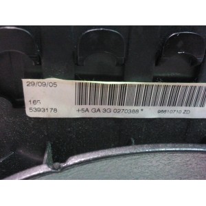 96610710ZD 4palos AIRBAG steering WHEEL PEUGEOT 407 2004 - 2012