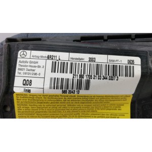 21186017059D16 GREY LEATHER DRIVERS SEAT LEFT MERCEDES-BENZ E-CLASS,CLS-CLASS 2nd GENER. W211 2002 - 2009,2004 - 2011