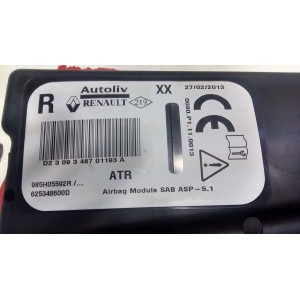 985H05592R AIRBAG SEAT RIGHT RENAULT CLIO,CAPTURE 4: 2012 - 2016,2013 - 2017