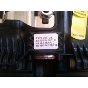 8200106307B sin mandos AIRBAG VOLANTE RENAULT MEGANE 2 2002 - 2008
