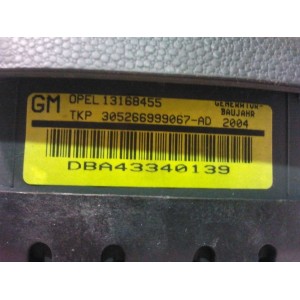 13168455 AIRBAG WHEEL OPEL ASTRA H 2004 - 2010