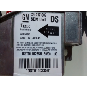 24417007 DS ECU OPEL CORSA C 1999 - 2006