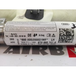 8T0880741A AIRBAG CORTINA IZQUIERDO / IZQUIERDA AUDI A5 COUPE (8T3) (06.2007 - 01.2017) 2007-2008-2009-2010-2011-2012
