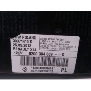 8200384689 AIRBAG SEAT RIGHT RENAULT TWINGO 2006 - 2015