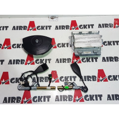 RENAULT CLIO 2 1998-2005  FASE 1 KIT AIRBAGS COMPLETO RENAULT CLIO 2: 1998-1999-2000-2001-2002-2003-2004-2005