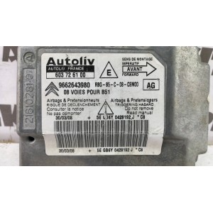 9662643980AG CENTRALITA CITROEN C4 1ª GENER. 2004-2005-2006-2007-2008-2009-2010 (L desde 04)