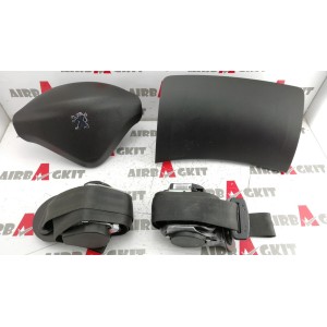 PEUGEOT 206+ PLUS 2009 - 2014 5 PUERTAS KIT AIRBAGS COMPLETO PEUGEOT 206 PLUS 2009-2010-2011-2012-2013-2014