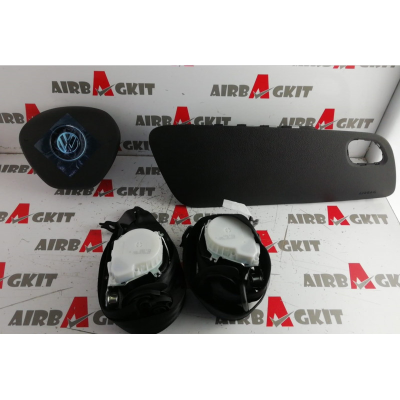 VOLKSWAGEN POLO 6C1 2014 - 2017 KIT AIRBAGS COMPLETO VOLKSWAGEN POLO 6C (2014 - 2017)