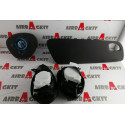 VOLKSWAGEN POLO 6C1 2014 - 2017 5 PUERTAS CONECTOR NEGRO KIT AIRBAGS COMPLETO VOLKSWAGEN POLO POLO V (resty 6C) (2014-2015...