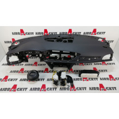 AUDI A6 / A7 2011- 2014, SALPICADER NEGRO, AIRBAG VOLANTE REDONDO SIN HEADUP KIT AIRBAGS COMPLETO AUDI A6 C7 (4G5 4GD 4G2 ...