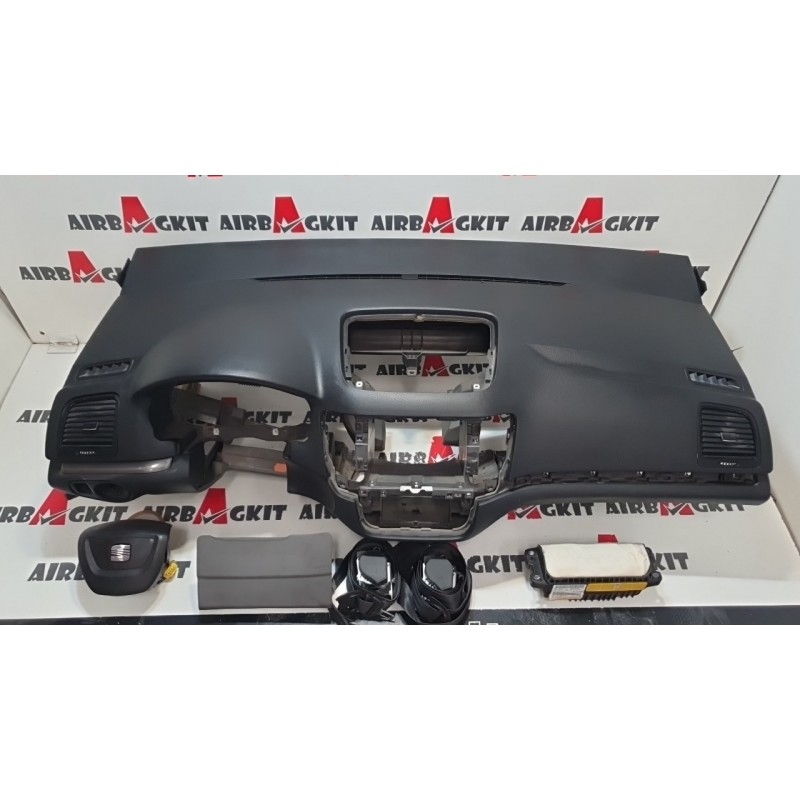 SEAT ALHAMBRA 2010 - 2015 NEGRO PARTE INF GRIS KIT AIRBAGS COMPLETO SEAT ALHAMBRA (710) 2010 -2011-2012-2013-2014-2015