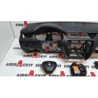 TOCADO SKODA OCTAVIA 2013 - 2017 NEGRO SIN XENON SIN AIRBAG DE RODILLA KIT AIRBAGS COMPLETO SKODA OCTAVIA 3ª GEN. 2013 - 2...