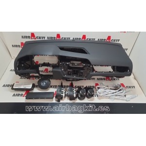 VOLKSWAGEN TOURAN 2015 - 2019 CON CORTINAS KIT AIRBAGS COMPLETO VOLKSWAGEN TOURAN III (05/2015 - Hoy) 2015 2016 2017 2018 ...