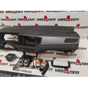 VOLKSWAGEN POLO 2G MK10 RESTYLING 2021-2022-2023-2024 SALPICADERO BLANDO KIT AIRBAGS COMPLETO VOLKSWAGEN POLO POLO VI REST...