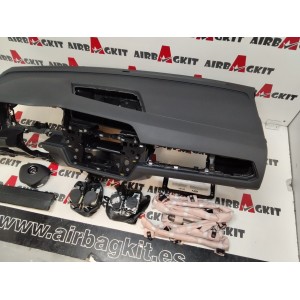 VOLKSWAGEN TOURAN 2015 - 2019 CON CORTINAS CINT. PEQUEÑOS KIT AIRBAGS COMPLETO VOLKSWAGEN TOURAN III (05/2015 - Hoy) 2015 ...