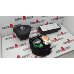 SKODA FABIA 2015 - 2018 AIRBAG VOLANTE MODELO 1 SIN SALPICADERO KIT AIRBAGS COMPLETO SKODA FABIA 3ª GENER. 2015 - 2016 - 2...