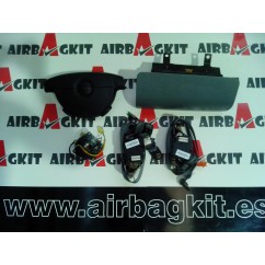 CHEVROLET KALOS 2002-2005 NEGRO KIT AIRBAGS COMPLETO CHEVROLET KALOS (KLAS/KL1S) 2002-2003-2004-2005-2006-2007-2008