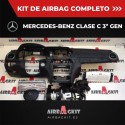 MB CLASE C W204 RESTY 2011-2014 KIT AIRBAGS COMPLETO MERCEDES-BENZ CLASE C  W204 2011 - 2014 RESTYLING