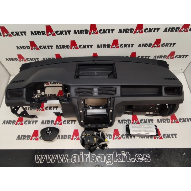 VW CADDY 2015-2020 COMERCIAL SIN asientos traseros KIT AIRBAGS COMPLETO VOLKSWAGEN CADDY 2015 - 2020