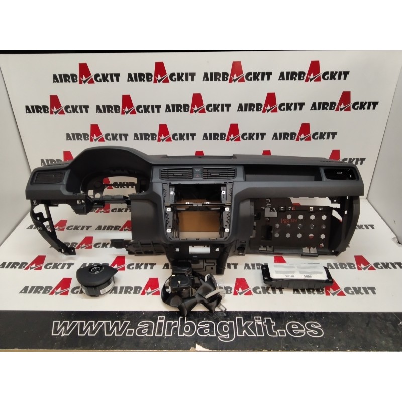 VW CADDY 2015-2020 COMERCIAL SIN asientos traseros KIT AIRBAGS COMPLETO VOLKSWAGEN CADDY 2015 - 2020