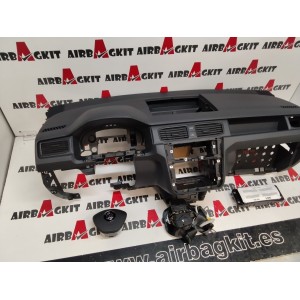 VW CADDY 2015-2020 COMERCIAL SIN asientos traseros KIT AIRBAGS COMPLETO VOLKSWAGEN CADDY 2015 - 2020