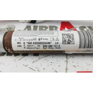 8R0880741 AIRBAG CORTINA IZQUIERDO / IZQUIERDA AUDI Q5 (8RB) (11.2008 - 12.2017) 2008-2009-2010-2011-2012