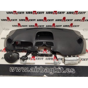 RENAULT KANGOO 2008 - 2013, AIRBAG VOLANTE NEGRO  SIN MANDOS KIT AIRBAGS COMPLETO RENAULT KANGOO 2ª GEN. 2008-009-2010-201...