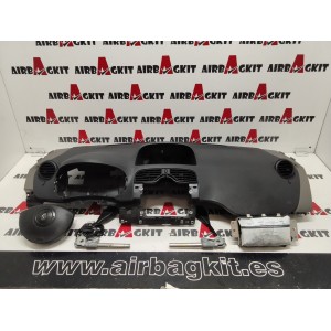 RENAULT KANGOO 2008 - 2013, AIRBAG VOLANTE NEGRO  SIN MANDOS KIT AIRBAGS COMPLETO RENAULT KANGOO 2ª GEN. 2008-009-2010-201...