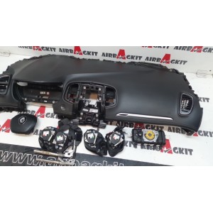 RENAULT SCENIC 4 2016 - 2020 CINTURONES 3 CONECTORES CON CINTURONES TRASEROS KIT AIRBAGS COMPLETO RENAULT SCENIC IV (4) 20...