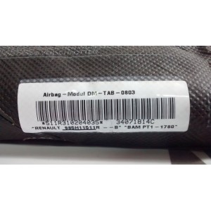 985H11511R AIRBAG ASIENTO IZQUIERDO RENAULT CLIO 3: 2005-2006-2007-2008-2009-2010-2011-2012, FLUENCE 2013-2014-2015-2016-2...
