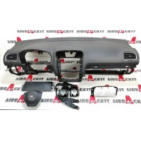 VOLKSWAGEN GOLF 6 2008-2012 PEQUEÑO 3 PTAS. MARCADO KIT AIRBAGS COMPLETO VOLKSWAGEN GOLF VI 2008-2009-2010-2011-2012