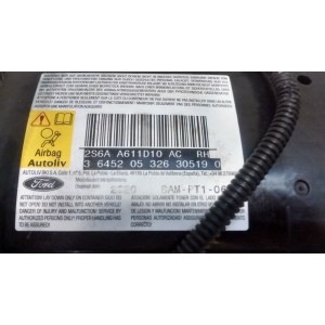 2S6AA611D10AC AIRBAG ASIENTO DERECHA FORD FIESTA 5ª GENER. 2002-2003-2004-2005