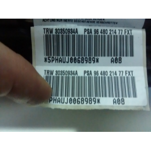 8216GL AIRBAG ASIENTO DERECHA PEUGEOT 1007 2005 - 2010