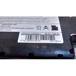 8217F8 AIRBAG SEAT RIGHT side CITROEN C4,DS4 2nd GENER. 2010 - 2015,NX 2010 - 2014,2014 - 2018